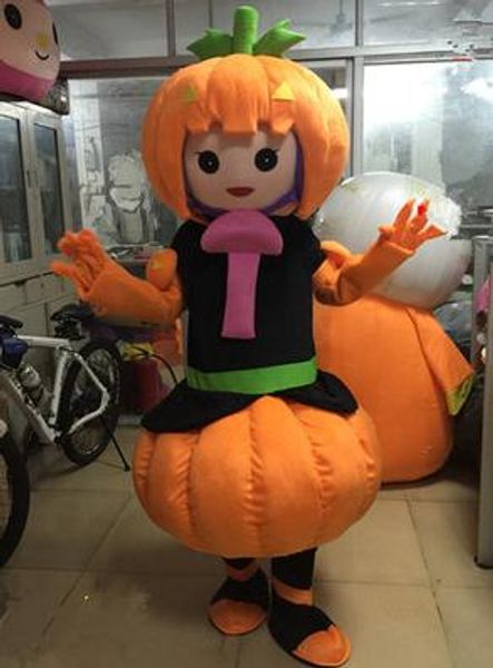

mascot costumes halloween pumpkin mascot costume suits mascot costume vegetable pumpkins party game dress size, Red;yellow