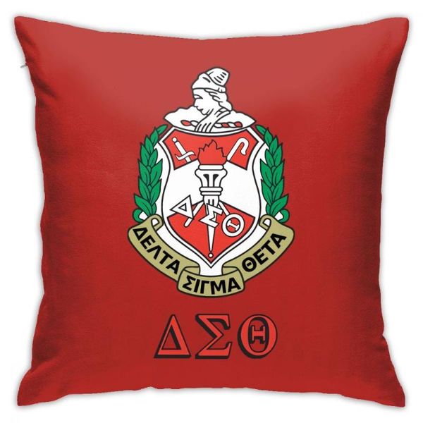 

delta sigma theta pattern throw pillow covers decorative bedroom livingroom sofa square pillows case