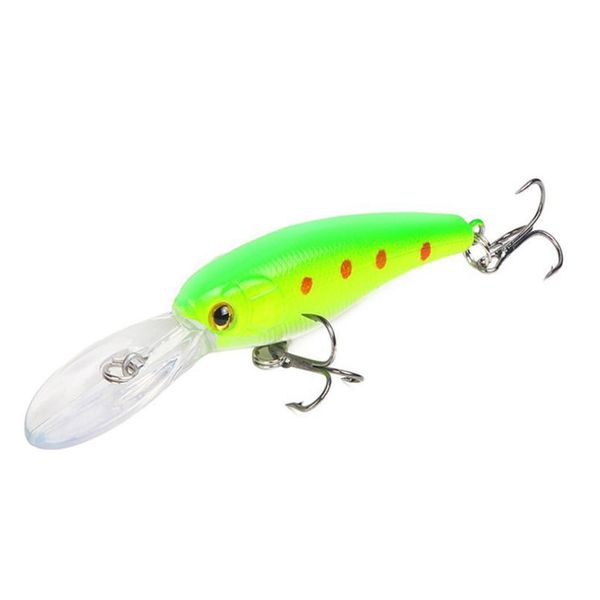 

1pcs lifelike minnow floating fishing lure 9.5cm 7.2g fish wobblers with 6# hooks crankbait hard bait artificial pesc sqckvm