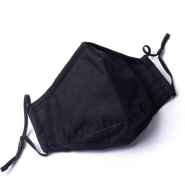 

factory fabric cotton without the valve pure solide color fashion washable facemask 4 colors offer choose fast dhl ship px5s1