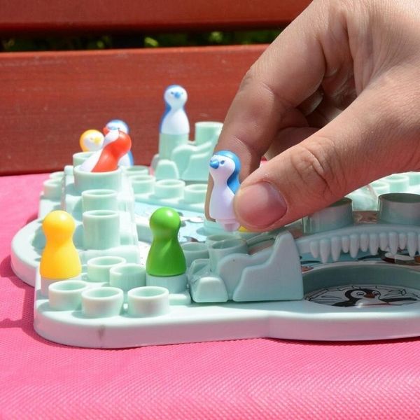 

penguin flying jumping chess, super big dice, parent-child interactive educational toys, kids board party games y200421