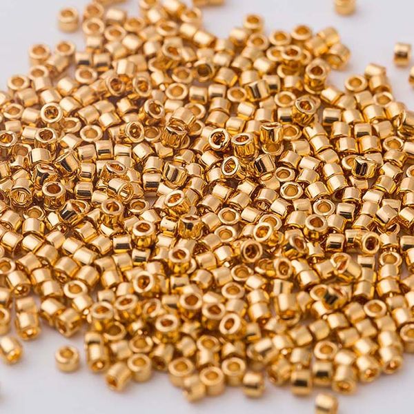 

24k gold miyuki delica beads 1.3*1.6mm taidian5grams nickel plated metallic 11/0 seedbeads for diy beading making db31 200930, Black