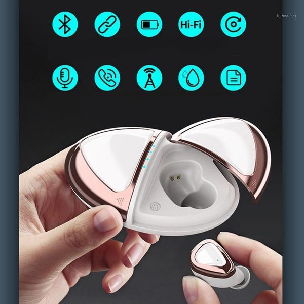 

wireless bluetooth headphone with charging box sports in-ear earphones with mic noise reduction waterproof headset1