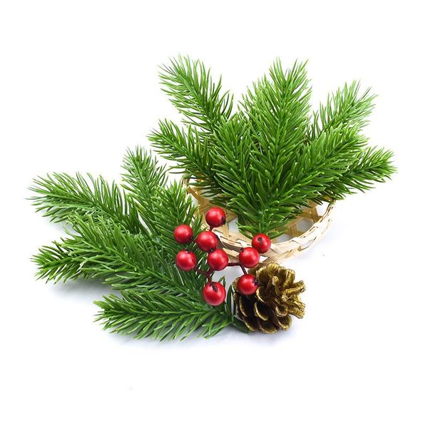 

10 шт. искусственные растения декоративные цветы украшения дома рождественская флористика diy подарки конфеты box broidal аксессуары образов