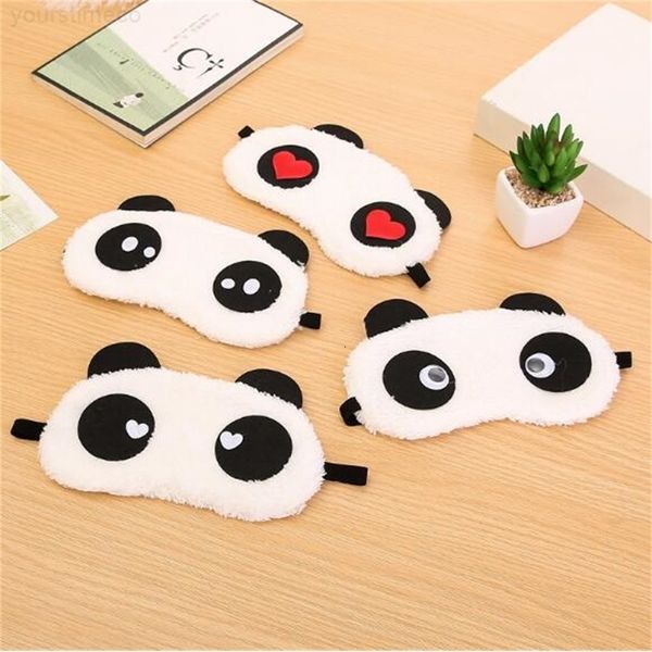 

travelling eye blinder blindfold spa cute mask portable soft cartoon panda eyeshade sleep rest accessories wang