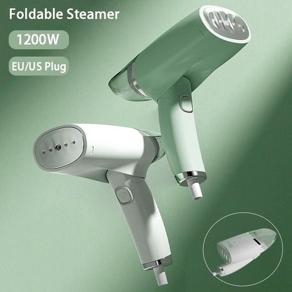 

laundry appliances 1200w handheld steamer eu/us plug 220v fast-heat garment portable fold household ironing machine for home travel clothes