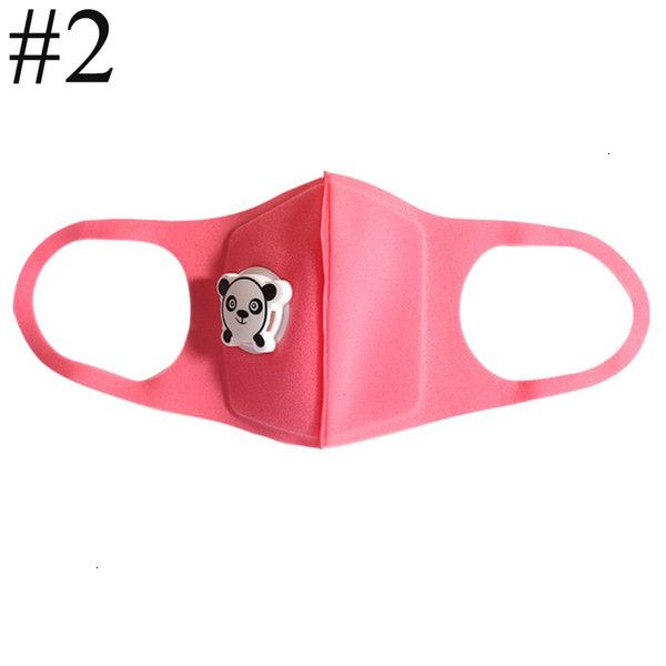 

factory us stock cute party mouth with respirator panda shape breath valve anti-dust children kids thicken sponge face m pnpi4