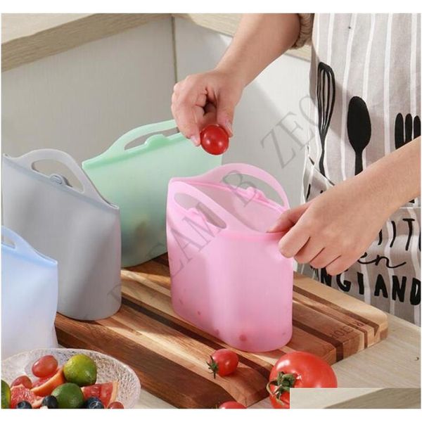 

fda reusable sile food preservation bag airtight seal food fresh storage container versatile cooking bag sile f qylphe bwkf