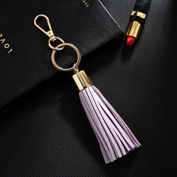 

новые кожаные tassel beychain gifts llaveros mujer bag bugs автомобильные держатель орнаменты крепления держатель для женщин ювелирные издел