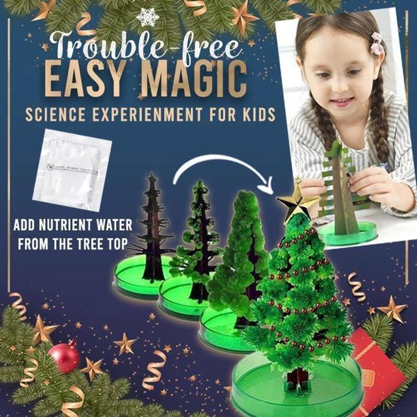 

christmas decorations magic growing tree cute funny educational and party toys sdf-ship