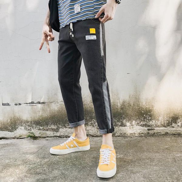 

men's jeans spring autumn trousers casual classic denim clothing male, Blue