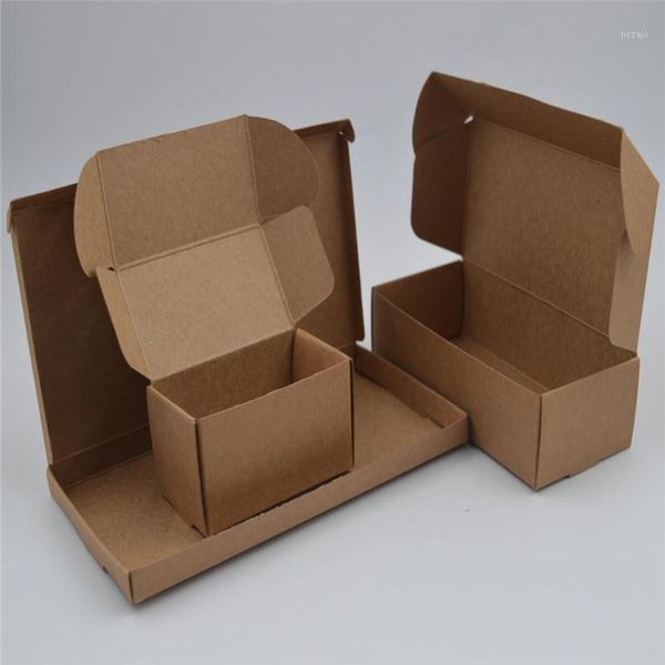 

gift wrap mulit-size kraft paper box airplane style craft boxes packaging candy present carton cardboard soap small1
