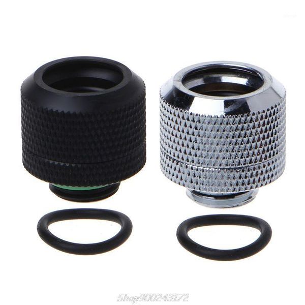 

14mm g1/4 thread acrylic hard tube fitting hand twist 3 laps 10x14mm connector for pc water cooling jy21 20 dropship1