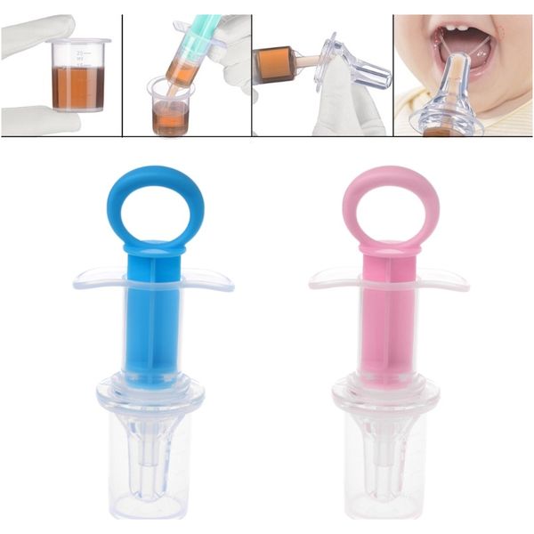 

baby kids smart medicine dispenser игольчатая подача новорожденного сжимания лекарства для капельницы dispenser младенческая соску кормления