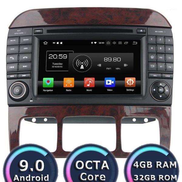 

roadlover android 9.0 car dvd player for s-class w220 s280 s320 s350 s400 s430 s500 stereo gps navigation automagnitol 2din1