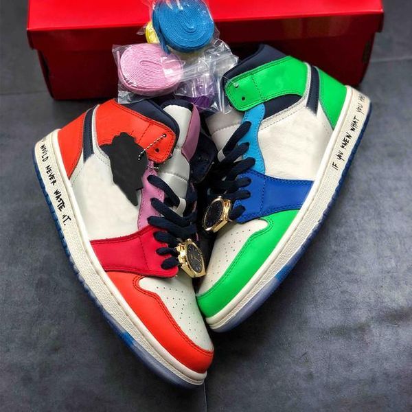 

sale jumpman 1 mid fearless melody ehsani white black half blue habaner big size shoes gym shoes mens shoes schoenen