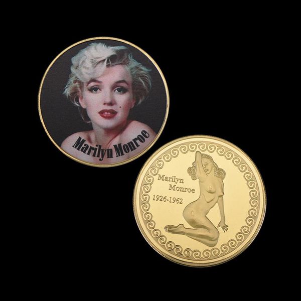 

rh gold plated coin marilyn classic pose commemorative coins american copy coins home decorative souvenir gifts f bbyrih