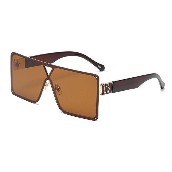 

sunglasses large box women's fashion men's ins trend women men, White;black