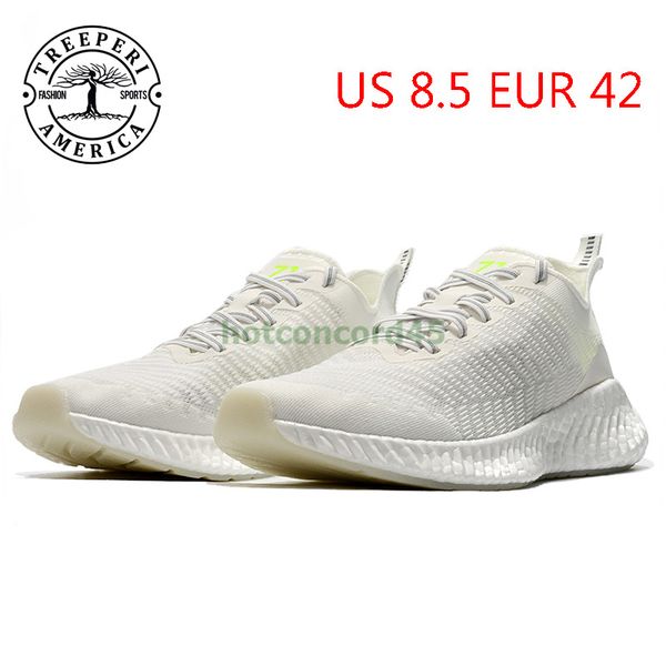 

us 8.5 eur 42 size cream white treeperi basf runner 711 men women running shoes sneakers sport outdoor trainers