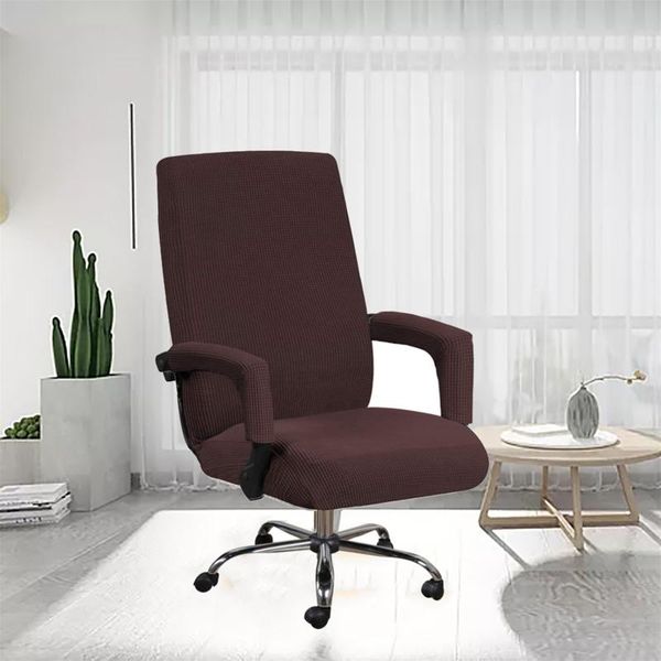 

chair covers office cover high elastic durable comfortable computer arm zipper with 2 armrest