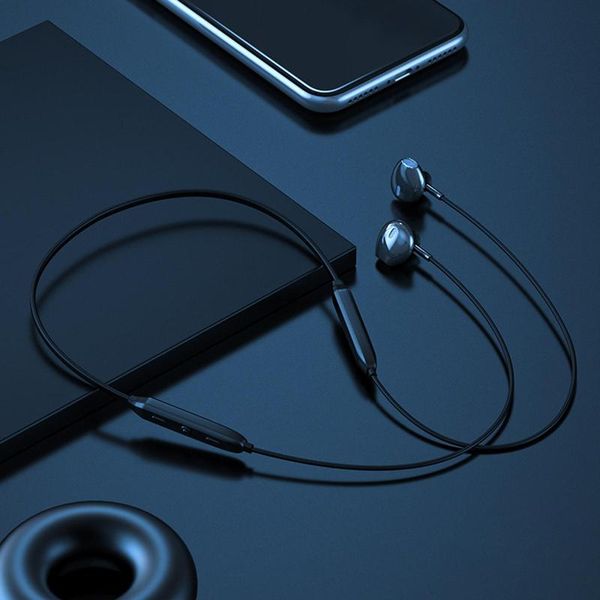 

magnetic wireless wearable solid color earphone in-ear sport stereo earbuds