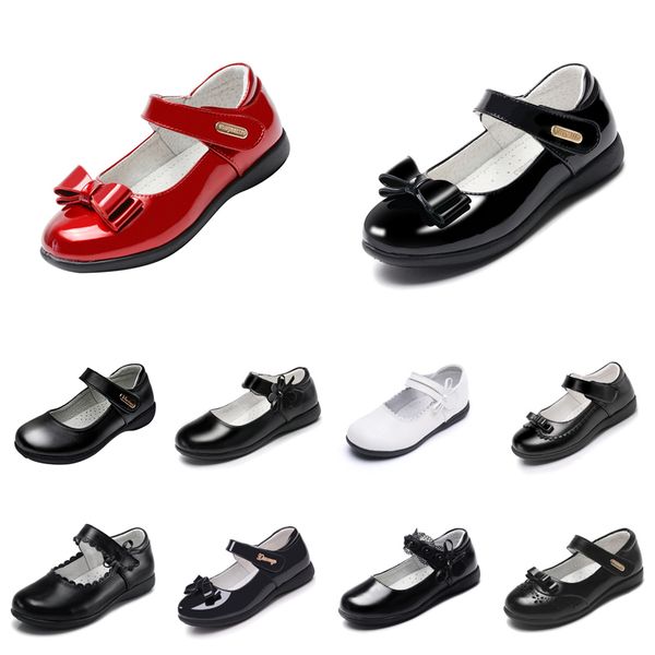 

platform shoes for baby girls leather princess shoes with soft bottoms triple black triple white outdoor walking jogging sneakers