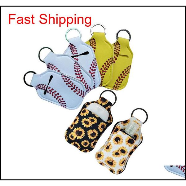 

30ml refillable bottle hand sanitizer holder containers reusable cap box with keychain carrier case tra qylwdk bdenet