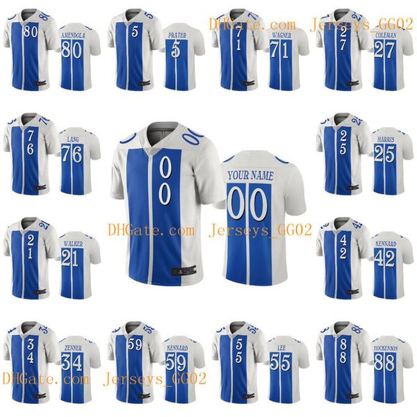 

detroit lions men 1 jeff okudah 9 matthew stafford golladay 11 marvin jones jr women youth nfl white blue vapor limited jersey, Black;red