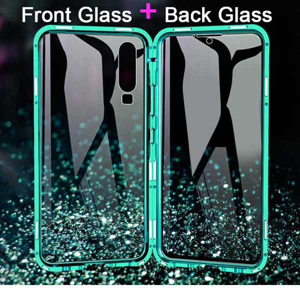 

double side tempered glass magnetic case for oppo realme 6i 5i 6 5 pro c3 c11 c15 xt k5 jllypo