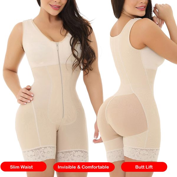 

waist trainer binders body shapers corset modeling strap shapewear slimming underwear women faja girdle corrective underwear lj200814, Black;white