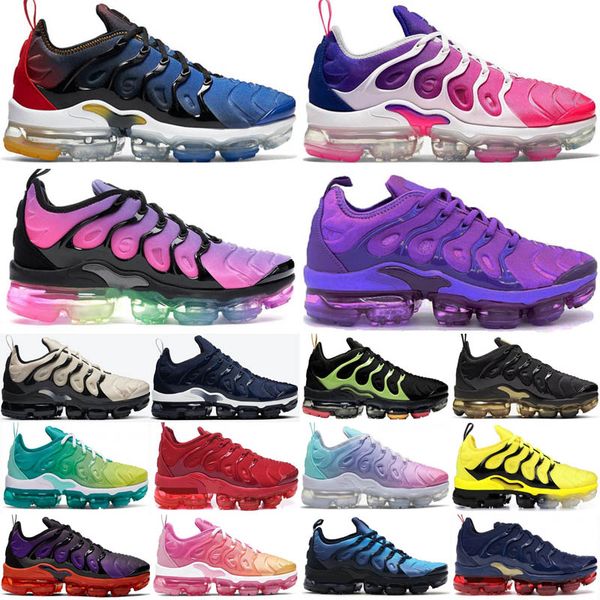 

new tn plus running shoes men women triple black white red beture midnight navy lemon gree sportstrainers sneakers mens designer shoes 36-45