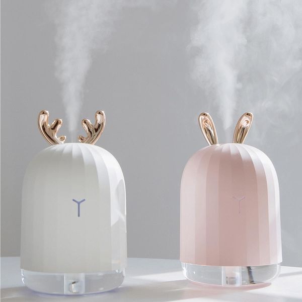

220ml ultrasonic air humidifier aroma essential oil diffuser for home car usb fogger mist maker with led night lamp h sqcano