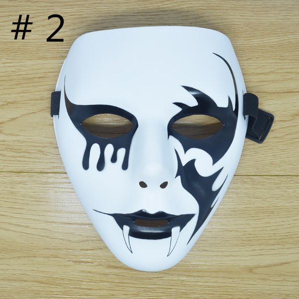 

masquerade est sale teenagers halloween party school mask hand painted hip-hop masks ghost decoration dhl