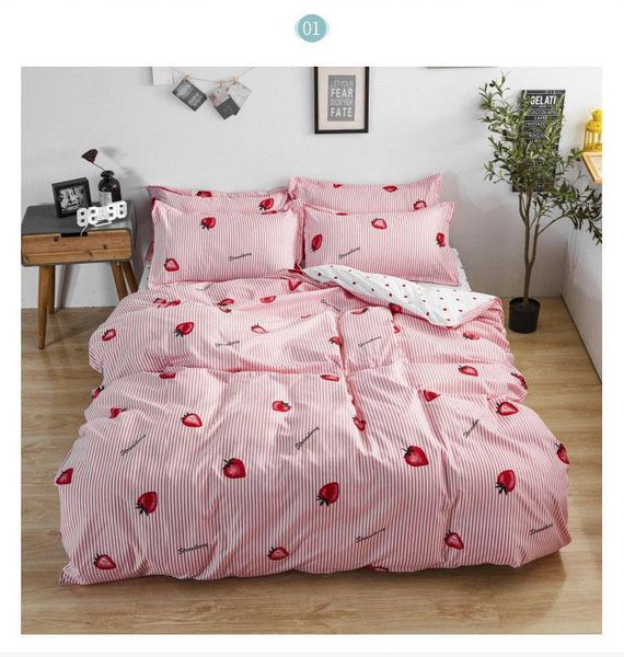 

four seasons home bedroom set sheet comforter bedding light luxury duvet cover bed sheet pillowcase fashion