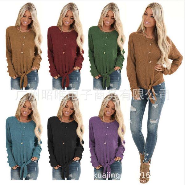 

fall / winter 2019 new pullover women's sweater, White;black