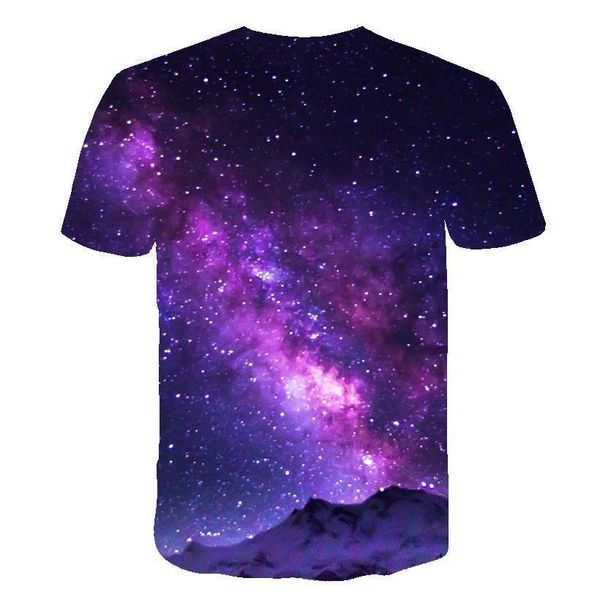 

summer 2020 men's t shirt magic stars galaxy 3d print short-sleeved t-shirts hip-hop t-shirt funny casual shirt male 6xl, White;black