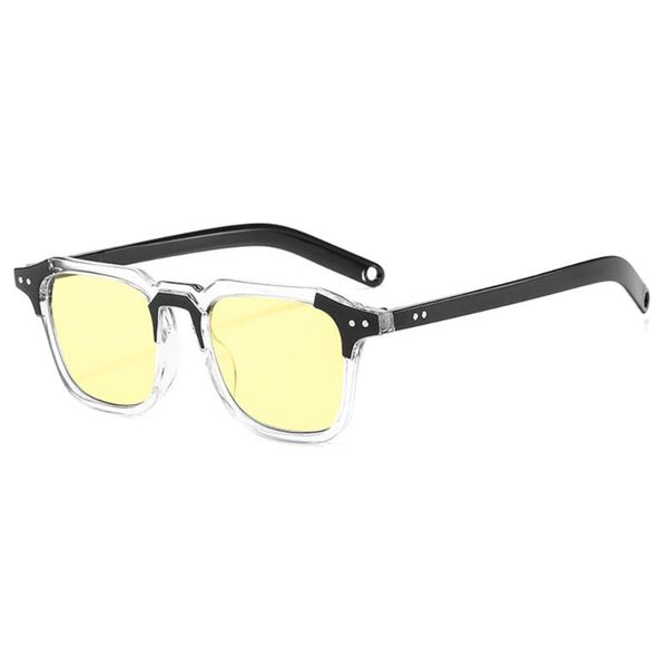 

bingking women sunglasses 8 colors fashion brand designer square shape acrylic lenses 3327 uv400 protection eyewear, White;black