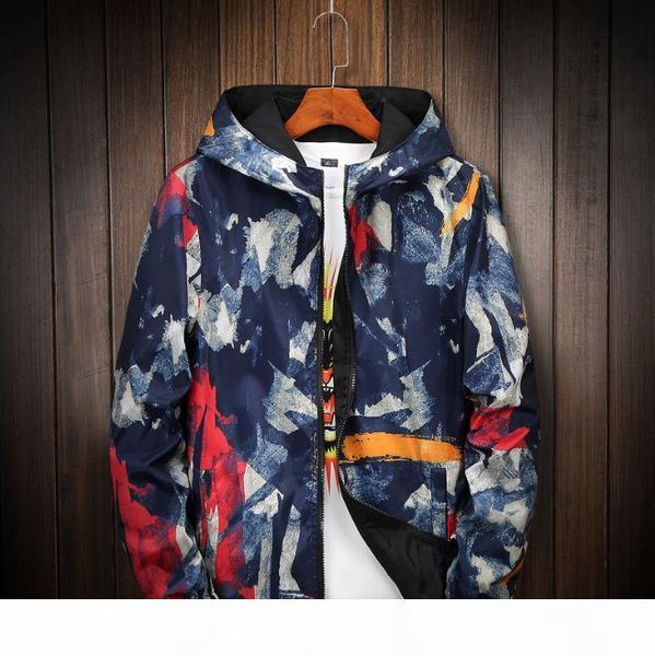 

winter camouflage mens jacket fashion long sleeve reversible hooded thin jackets casual mens sportswear mens winter coats, Black;brown