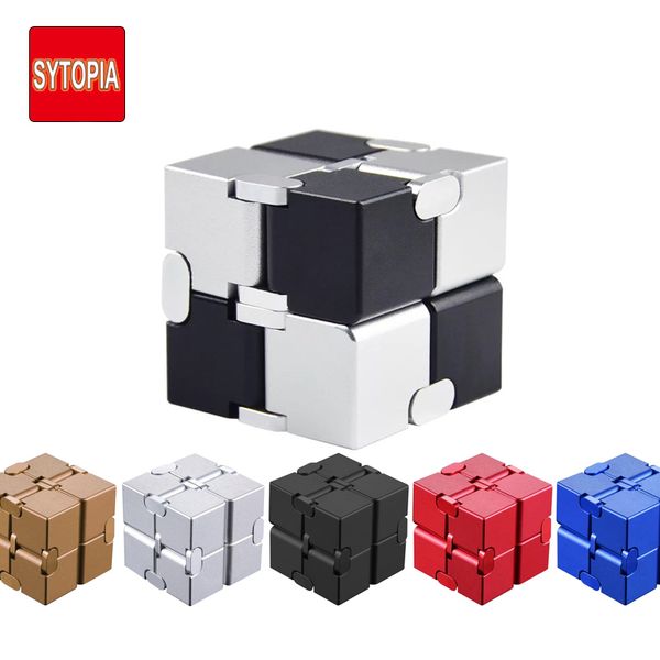 

metal infinity magic cube toys finger antistress anxiety relaxing neos trending cube gift for boys girls men y200428