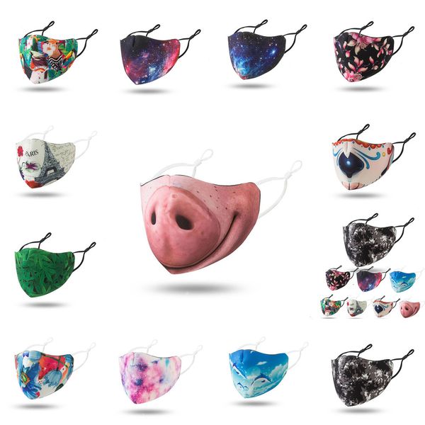 

2021 designer women fashion black face masks dustproof breathable reusable adjustable ear buckle mask 6 nkgwf