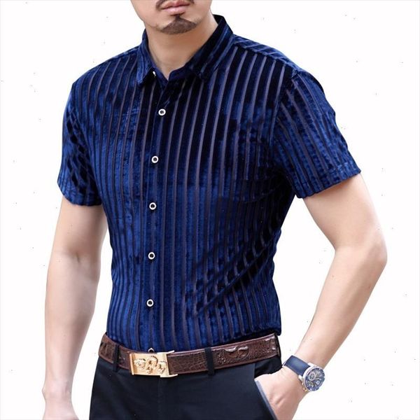 

camicia uomo 2021 summer fashion streetwear shirt transparent short sleeve camisa hombre shirt hawaiian man shirt camisa social, White;black