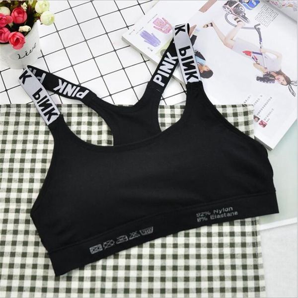 

women crop cropped padded bra tank tank vest fitness stretch womens tanks workout bras drop shipping good quality, White