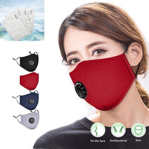 

factoryreusable anti-dust mask pm2.5 fast face shipping washable protective breathable cloth cycling sports masks outdoo