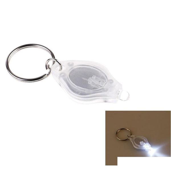 

mini led flashlight keychain portable keyring light torch key chain white light emergency camping qylgxl lipper