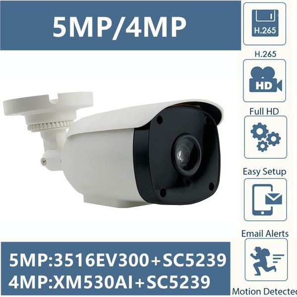 

5mp 4mp ip camera 3516ev300+sc5239 2592*1944 xm530+sc5239 2560*1440 6 array leds infrared irc onvif cms xmeye rtsp p2p1