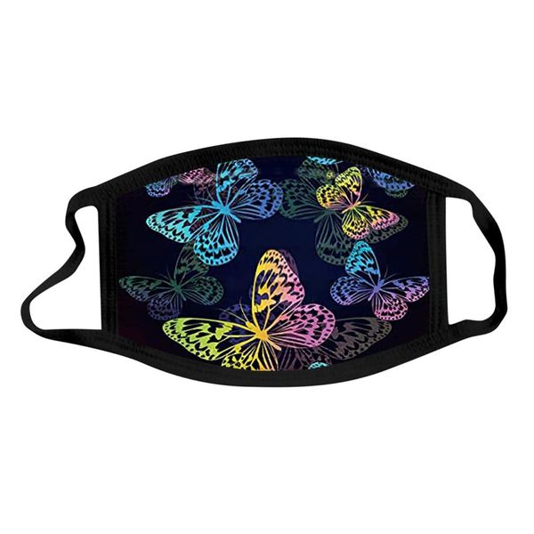 

washable masks butterfly printed face mask mouth caps pm2.5 ear hook protective mouth mask reuseable woman mask mascarillas bbyzlz