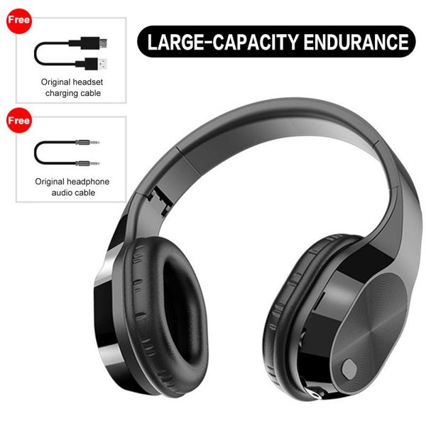 

wireless headphones bluetooth headset foldable headphone adjustable earphones with mic for phone pc lapmp3 tv