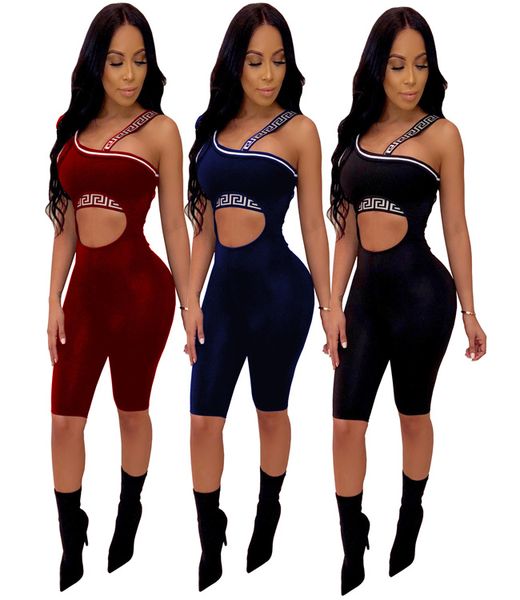 

women's jumpsuits europe and the united states fashion diagonal shoulder checkered, Black;white
