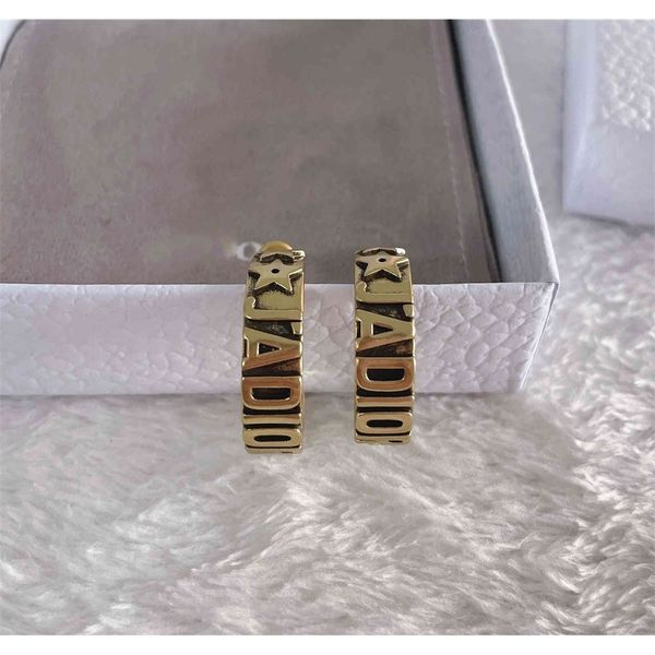 

new classic earrings brass material, Golden;silver
