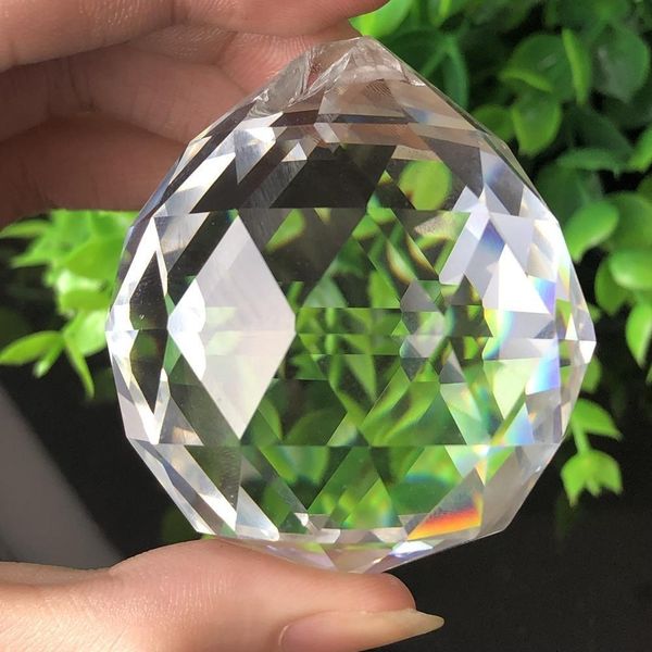 

50mm feng shui hanging cut glass crystal ball sphere prisms suncatcher pendant diy hanging ornament chandelier part h wmtbgc